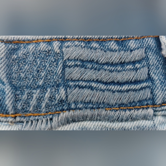 Revice Jeans Womens Size 27 (25x26.5) Denim Two Tone Blue 5 Pocket Button Fly - Picture 10 of 10